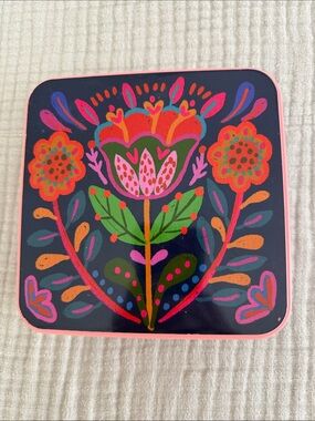 NATURAL LIFE Pink Floral Snack Container Set